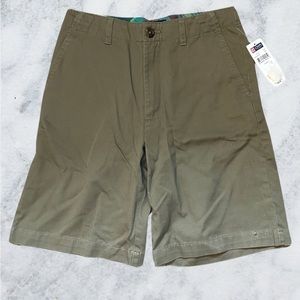 Chaps Boys Size 12 Olive Drab Khaki Shorts